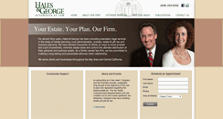 Desktop Screenshot of halesgeorge.com